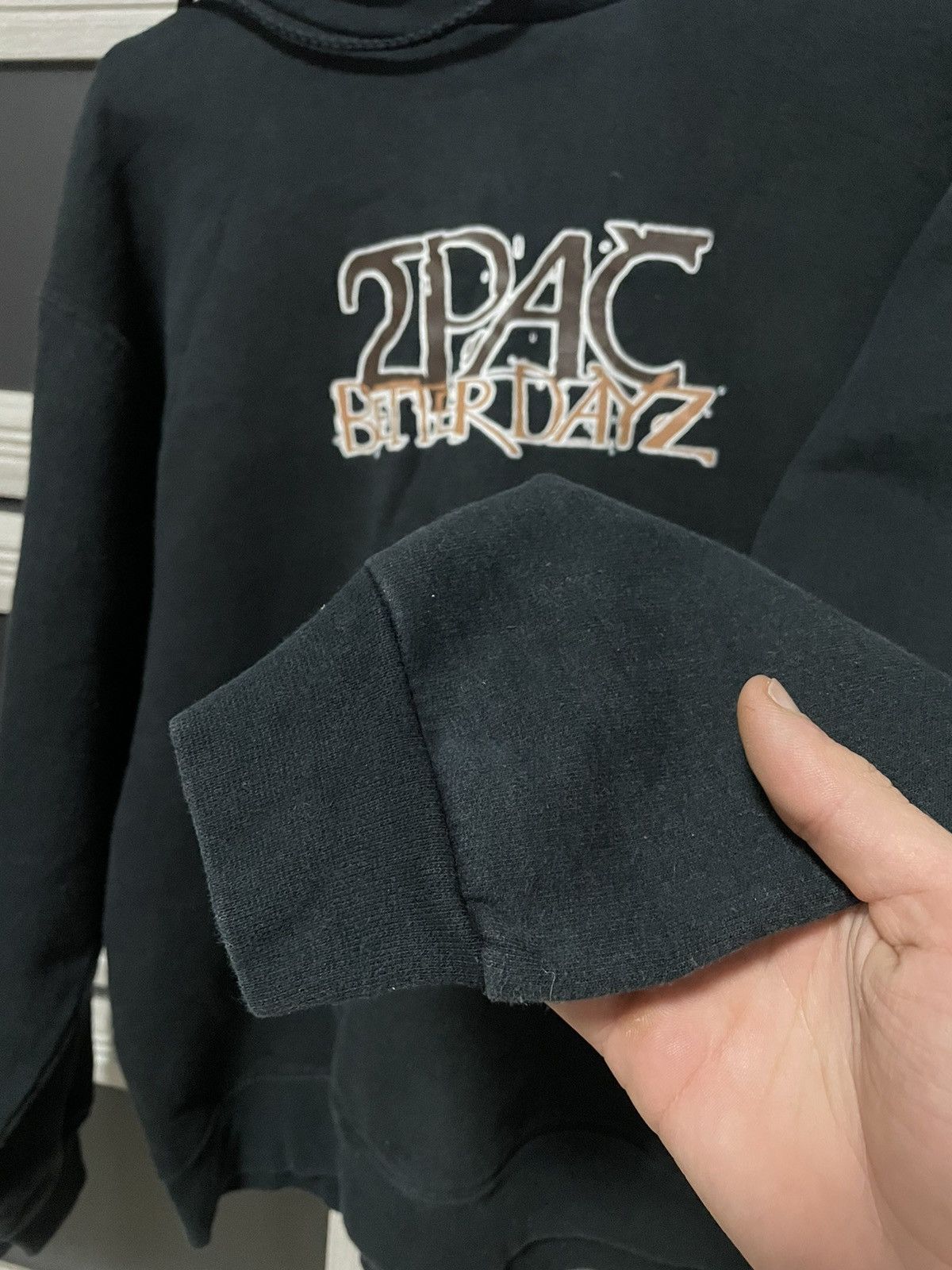 Band Tees × Rap Tees × Vintage Vintage 2002 Tupac Better Dayz Album Promo Hoodie Hip Hop Size US S / EU 44-46 / 1 - 6 Thumbnail