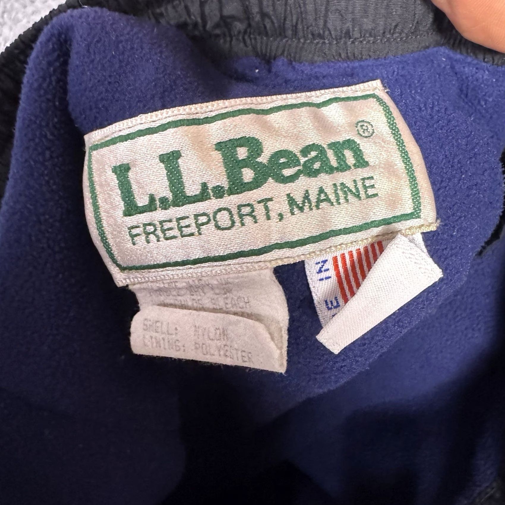 Vintage VINTAGE L.L. Bean Pants Womens L USA Made Fleece Lined Full Side Zip Snow Ski Medium? Size 36" / US 14 / IT 50 - 7 Thumbnail