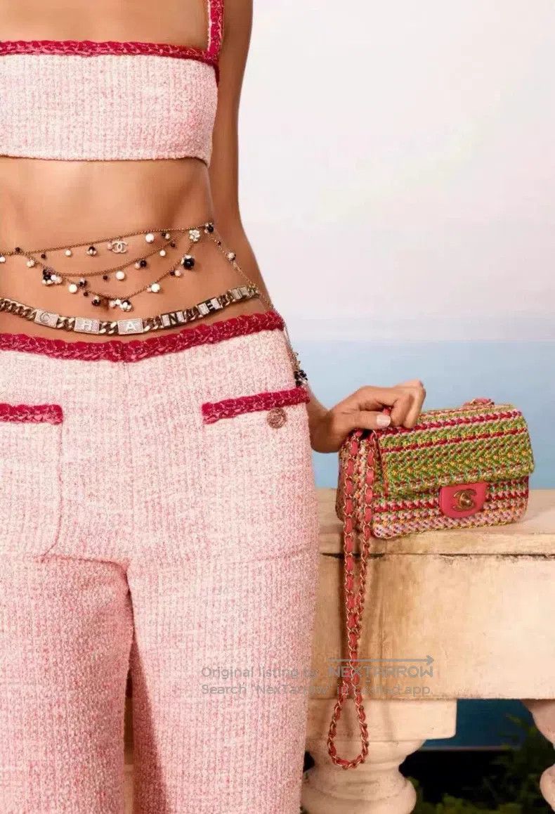 Chanel Chanel 21 Early Spring Vacation Series Tweed Pants Size 42" / US 20 - 8 Thumbnail