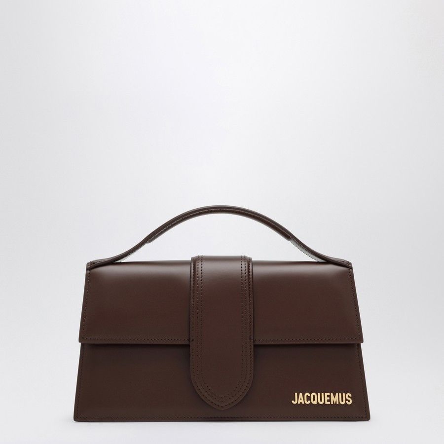 Jacquemus o1d2blof0824 Size: OS / Le Grand Bambino Bag in Dark Brown Size ONE SIZE - 1 Thumbnail