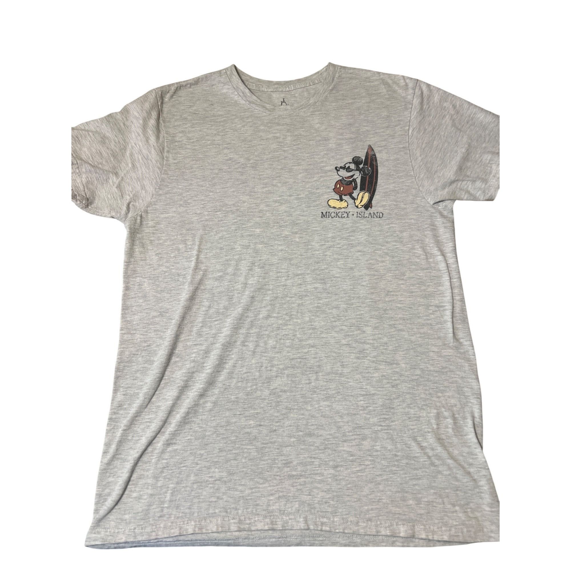 Disney Disney Mickey Island Grey Graphic T-Shirt Hanes Mickey Mouse Size US M / EU 48-50 / 2 - 2 Thumbnail
