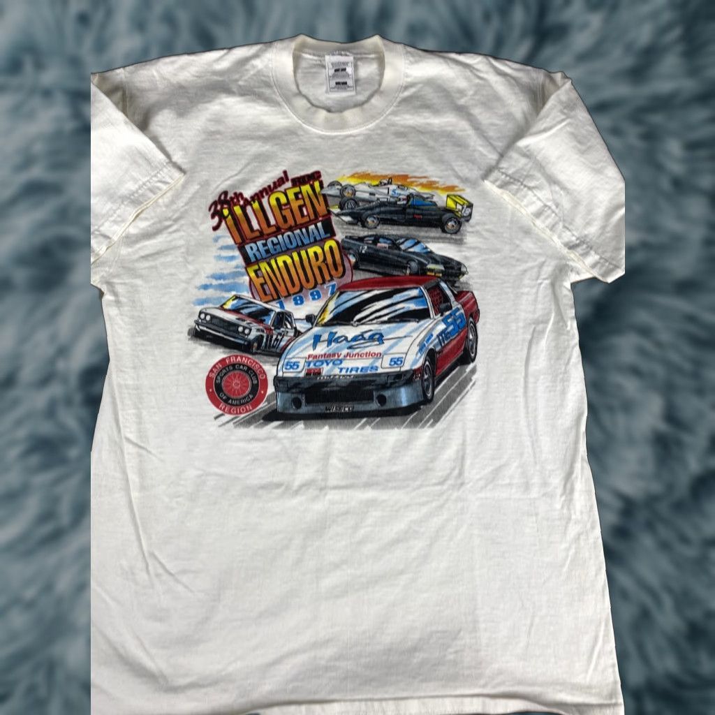 Vintage VINTAGE 1997 RDC Illgen Regional Enduro T Shirt L San Francisco Car Club Shirt Mens Size US L / EU 52-54 / 3 - 1 Thumbnail
