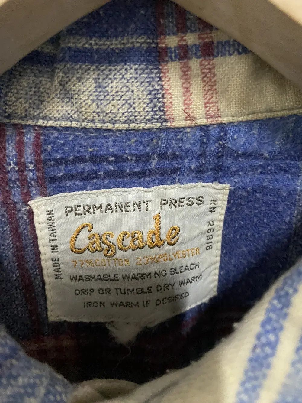 Vintage Japanese Brand Cascade Plaid Tartan Flannel Shirt Size US M / EU 48-50 / 2 - 5 Thumbnail