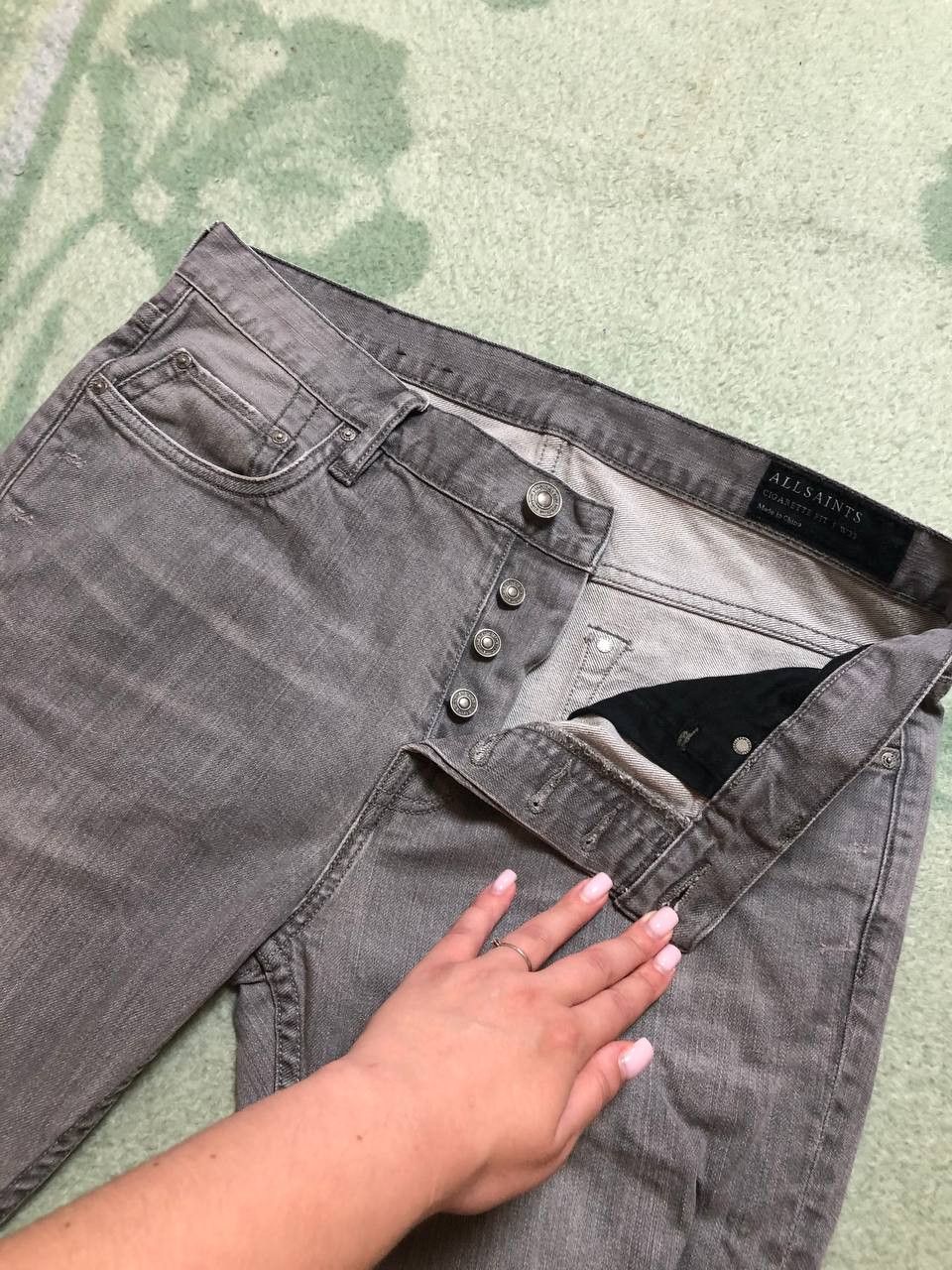 Allsaints ALLSAINTS Men’s Straight Fit Denim Jeans Everyday Wear W33 Size US 33 - 18 Thumbnail