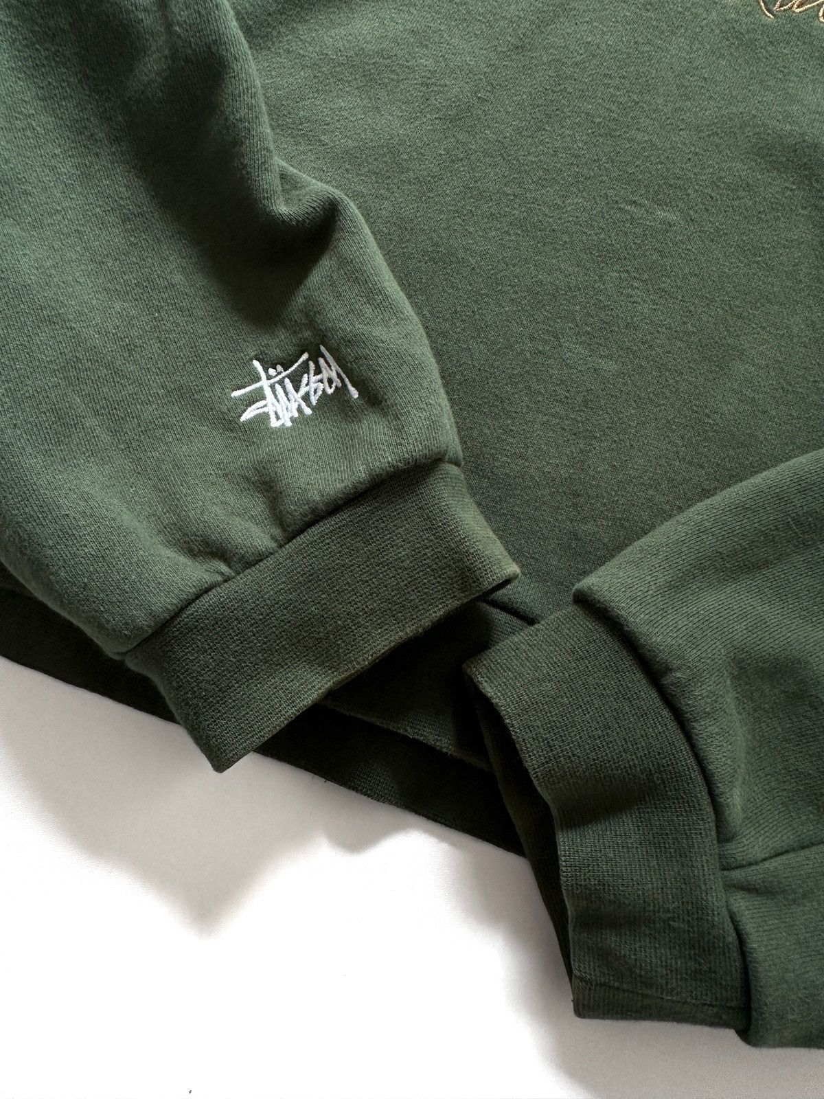 Stussy Stussy AU Worldwide G*cci Crop Hoodie Size S / US 4 / IT 40 - 6 Thumbnail