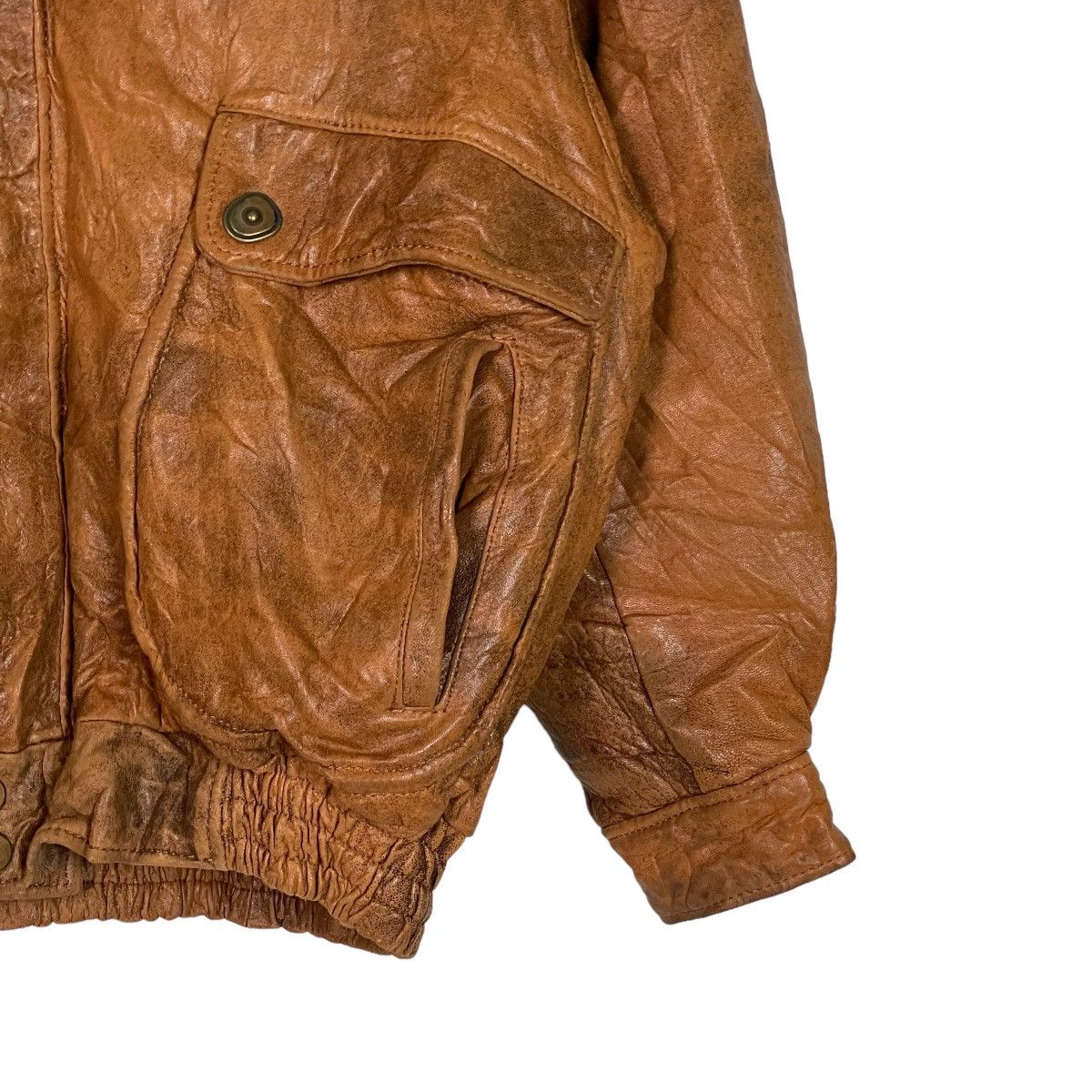 Genuine Leather Men Elsace Bikers Leather Jacket Size US M / EU 48-50 / 2 - 5 Thumbnail