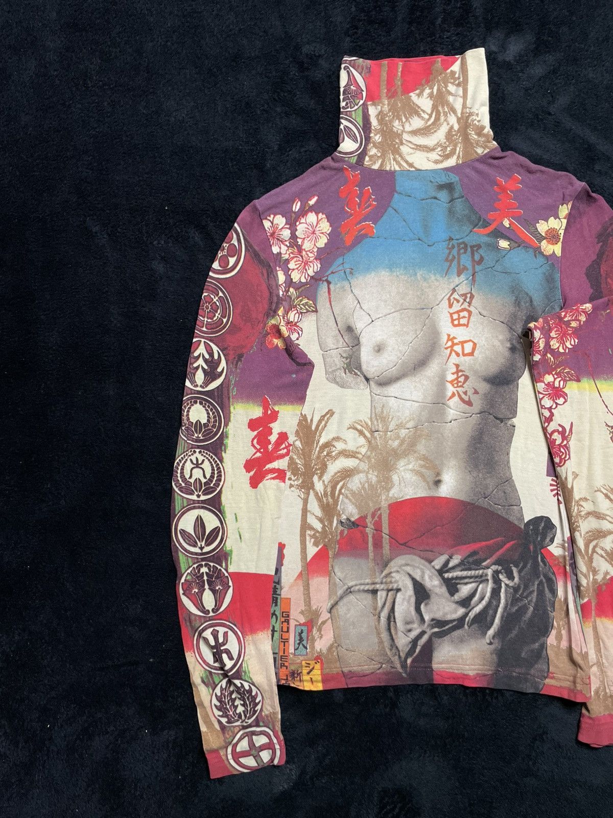 Jean Paul Gaultier Rare 1999 Jean Paul Gaultier Turtleneck Venus de Milo Size M / US 6-8 / IT 42-44 - 2 Thumbnail
