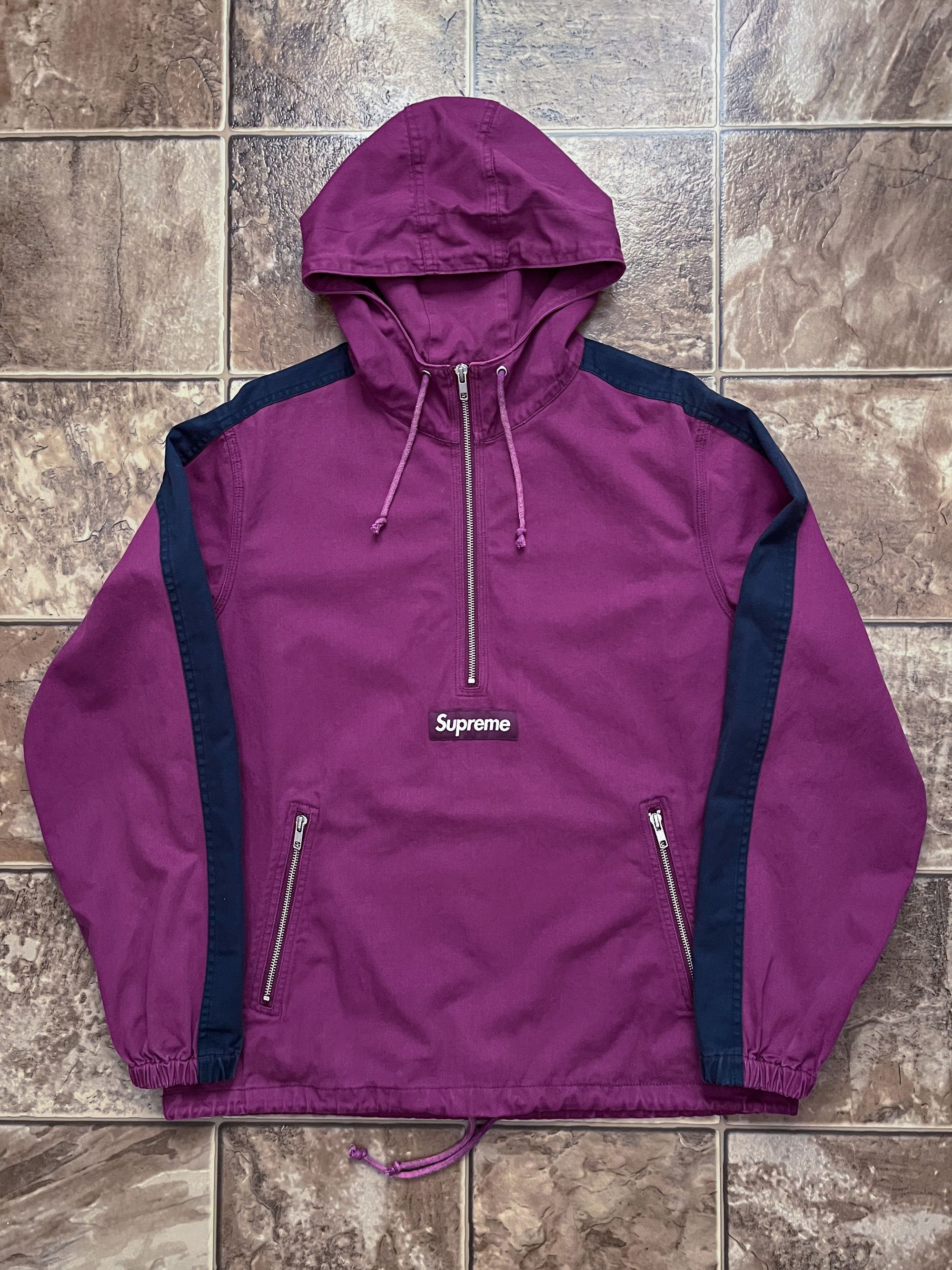 Supreme Supreme Eye of Horus Denim Hooded Work Jacket FW13 | Grailed