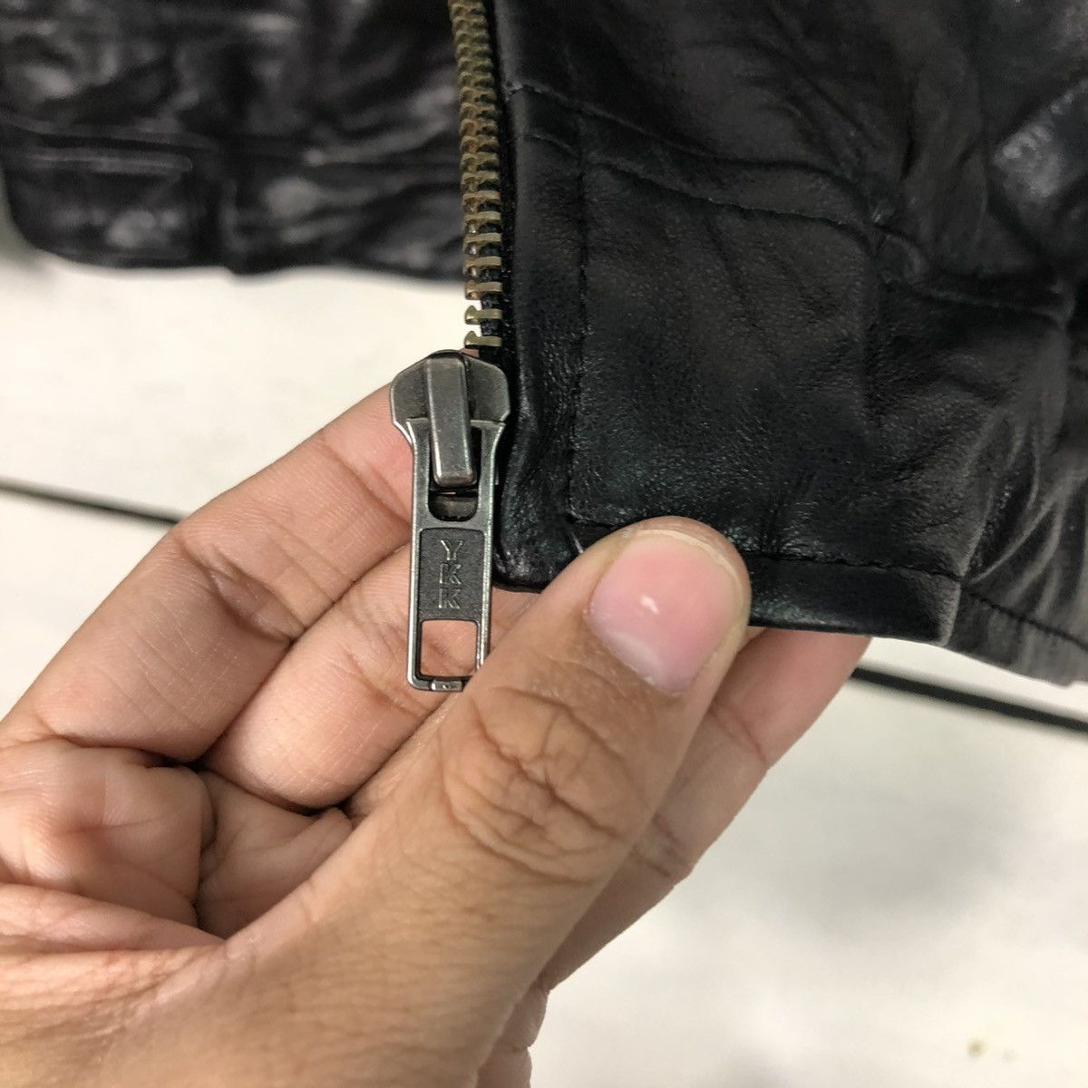 Japanese Brand 🔥VINTAGE UNBRANDED SOFT LEATHER JACKET RACER ISSEY MIYAKE Size US S / EU 44-46 / 1 - 18 Thumbnail