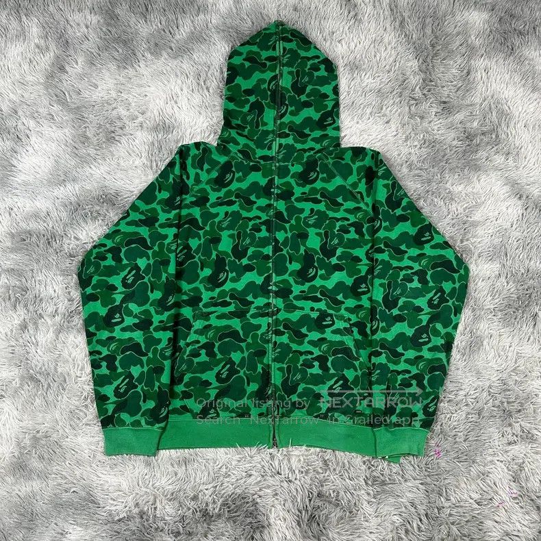 Bape BAPE Green camouflage zip-up jacket Size US M / EU 48-50 / 2 - 1 Thumbnail