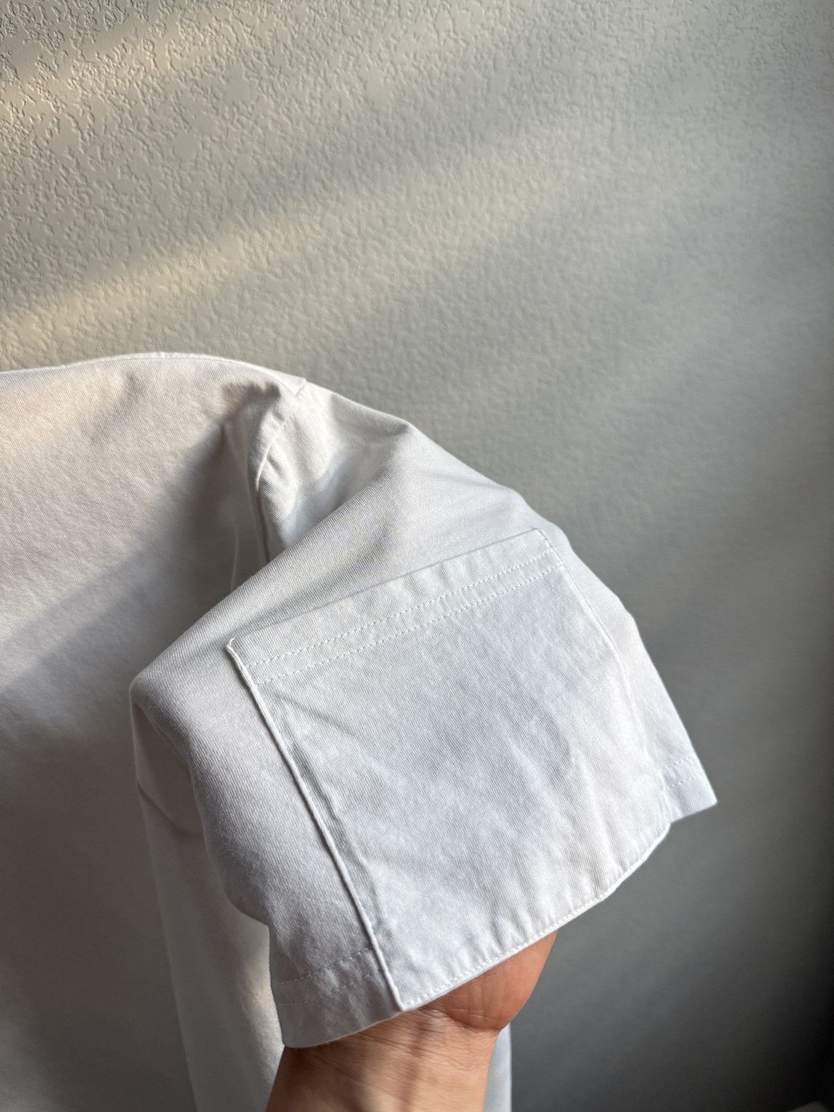 A.P.C. White Sleeve Pocket Tee Size US XL / EU 56 / 4 - 2 Thumbnail