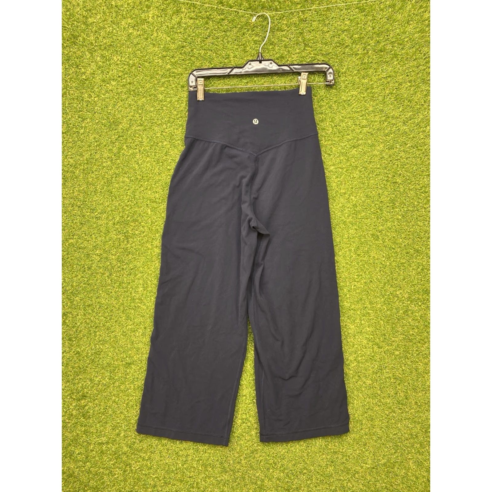 Lululemon Lululemon Align High-Rise Wide Leg Crop Pants Womens 2 23" Blue Athleisure Size 26" / US 2 / IT 38 - 2 Thumbnail