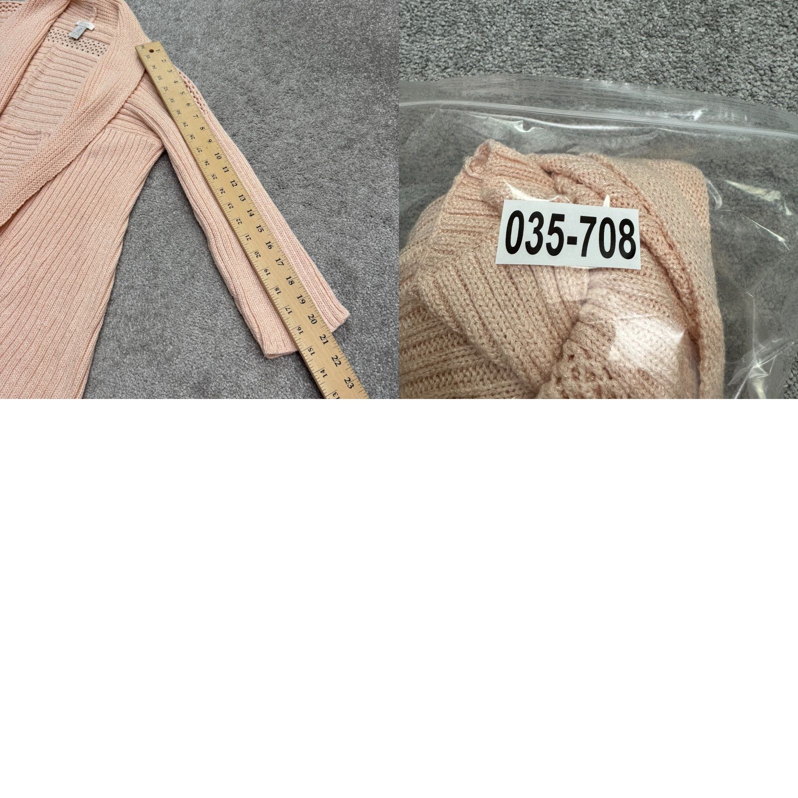 Vintage Chico's Women's Knit Cardigan Sweater Large Pink Casual Long Sleeve Lightweight Fall Spring Winter Size XS / US 0-2 / IT 36-38 - 8 Thumbnail