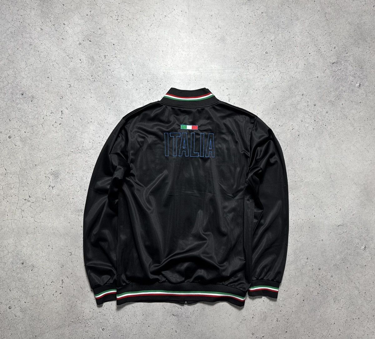 Vintage Italia Vintage Bomber Jacket Big Logo Size US L / EU 52-54 / 3 - 6 Thumbnail