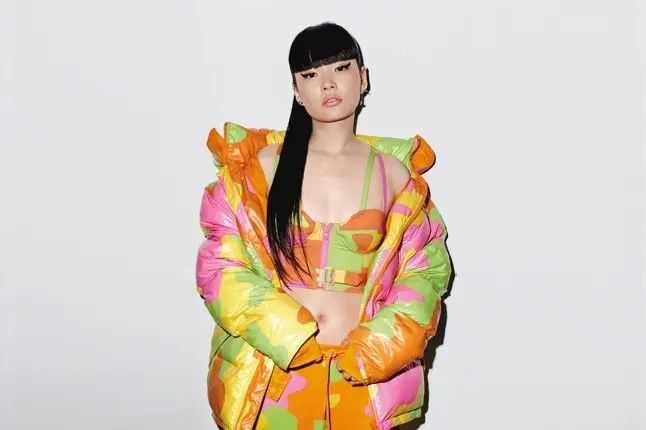 Adidas × Jeremy Scott Neon Camouflage puffer.Like Vetements or Balenciaga Size L / US 10 / IT 46 - 2 Thumbnail