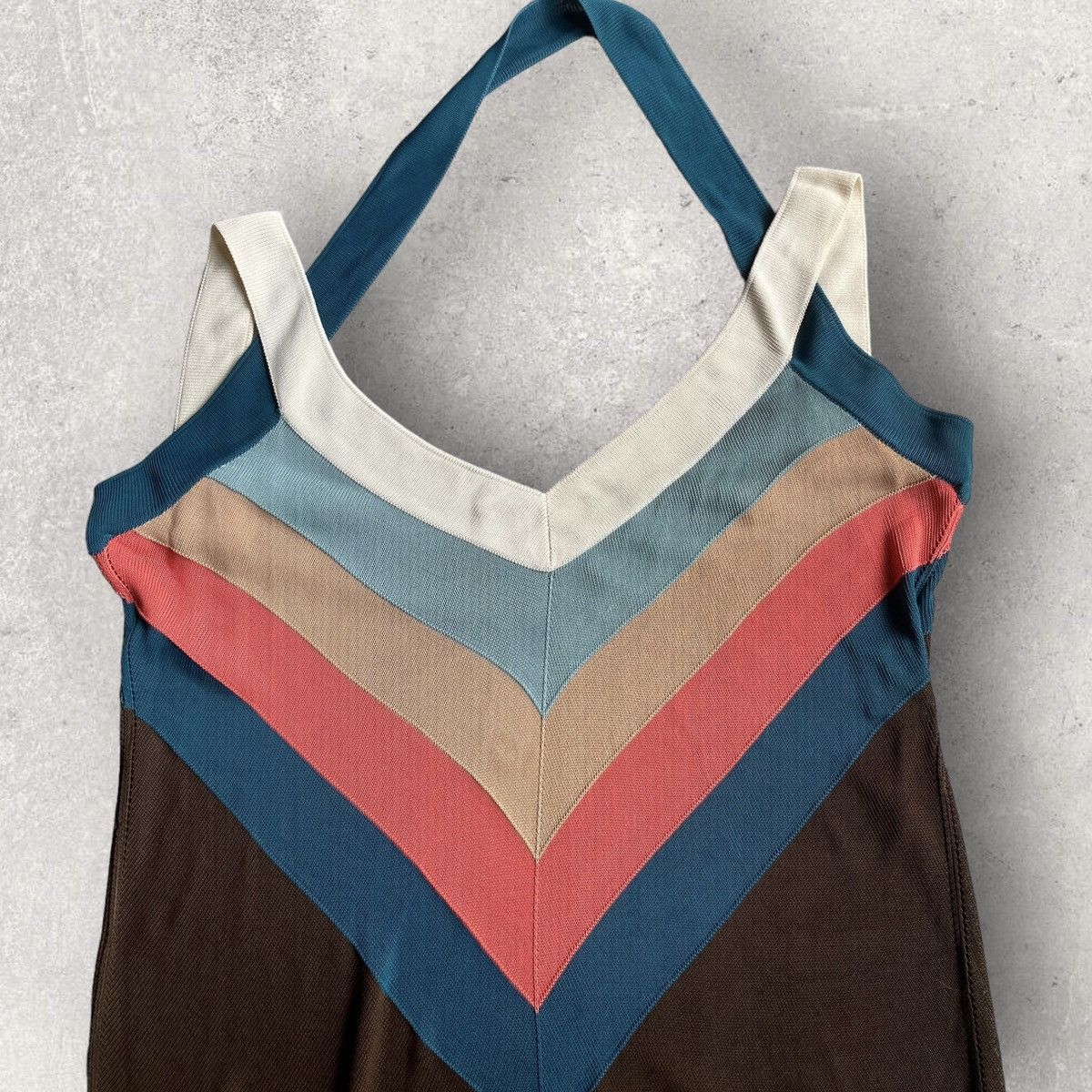 Hermes Hermes V Neck Wide Strap Blouse Size M / US 6-8 / IT 42-44 - 2 Thumbnail