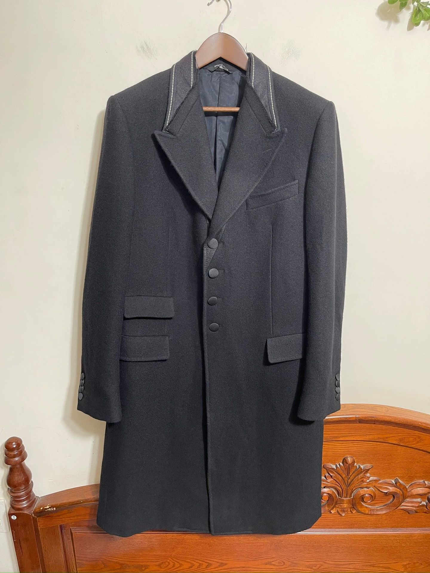 Dolce & Gabbana Dolce & Gabbana New With Tags Slim Fit Wool Overcoat 50 Size US M / EU 48-50 / 2 - 1 Thumbnail