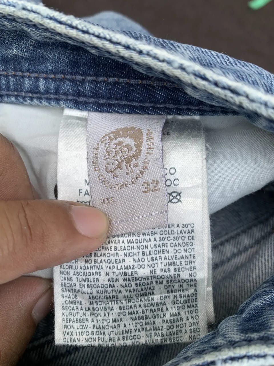 Diesel Vintage Distressed Diesel Industry jeans. Size US 32 / EU 48 - 10 Thumbnail
