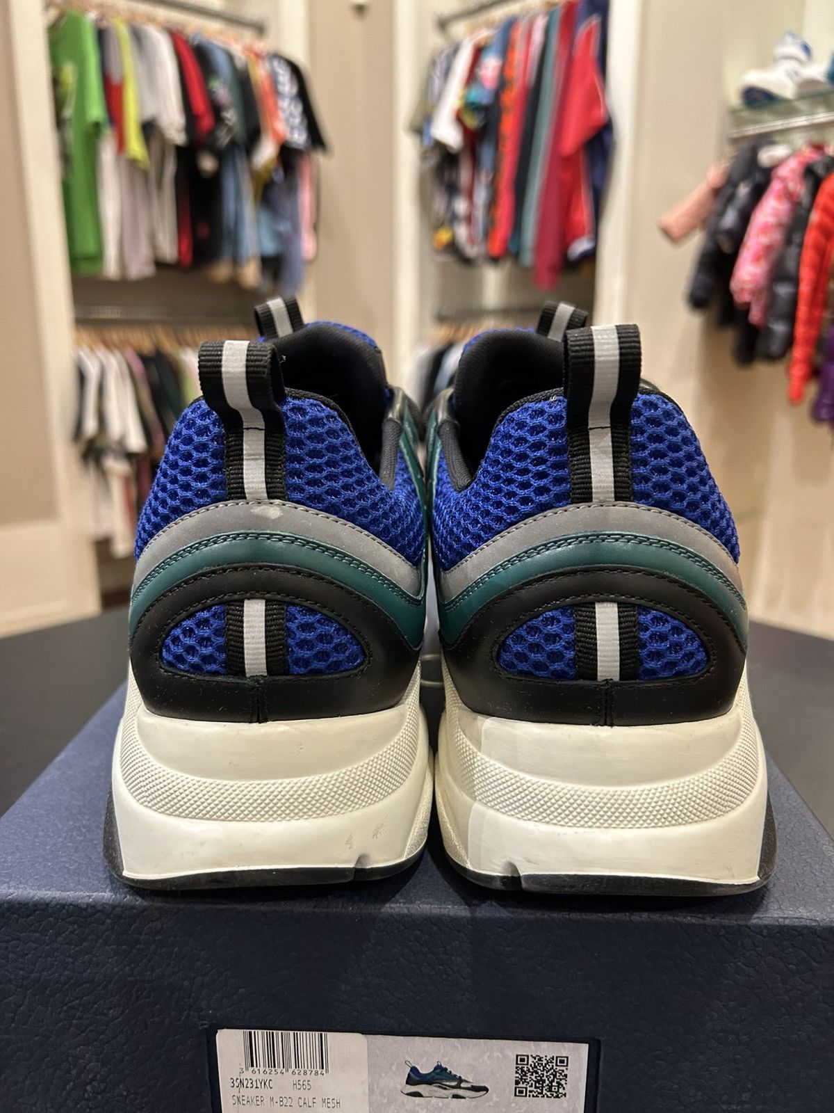 Dior Dior B23 Teal/Blue Size US 12 / EU 45 - 3 Thumbnail