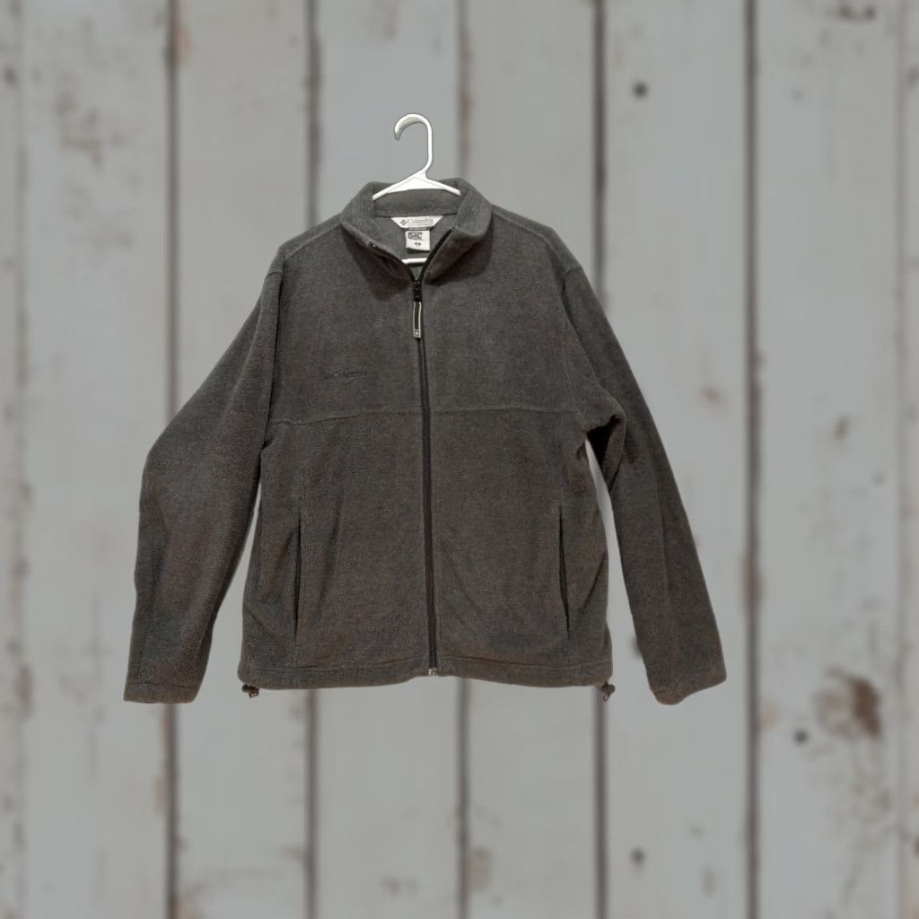 Vintage Columbia Fleece Jacket Gray Size Medium Full Zip Side Pockets Men Size US M / EU 48-50 / 2 - 1 Thumbnail