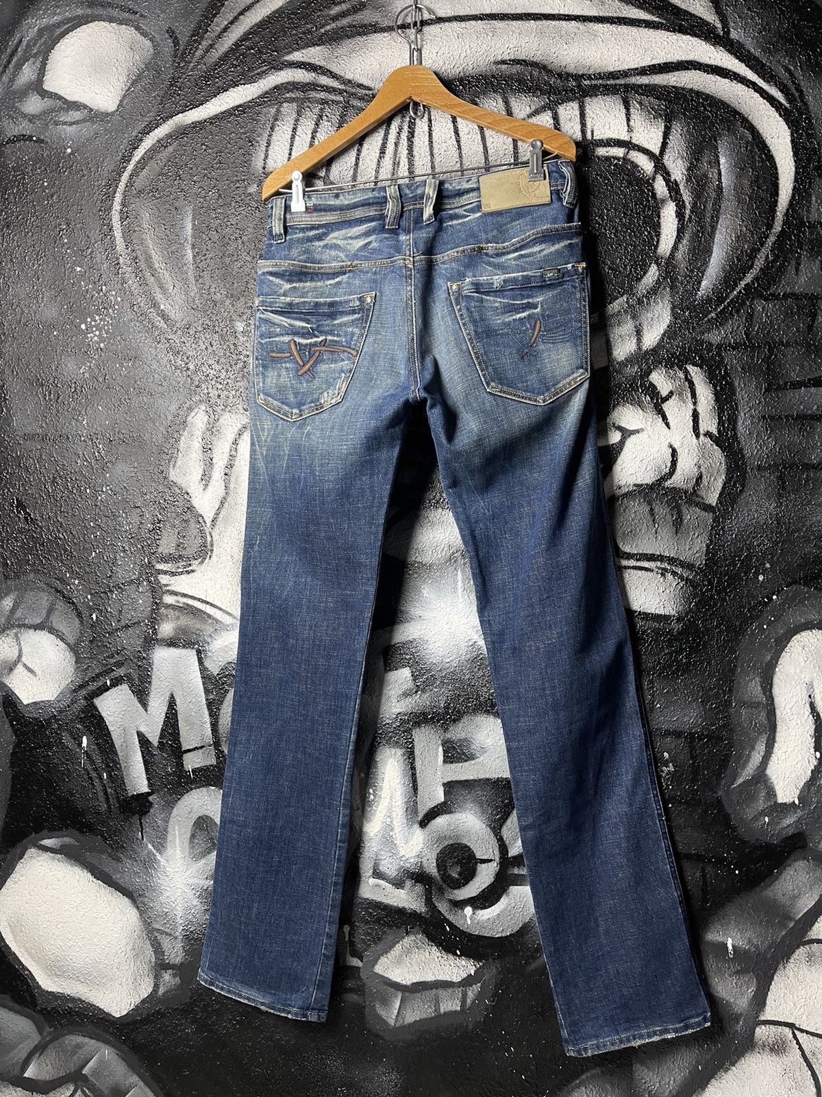 Diesel Diesel Paddon Italian Faded Blue Denim Jeans Men’s Size W32 Size US 32 / EU 48 - 2 Thumbnail