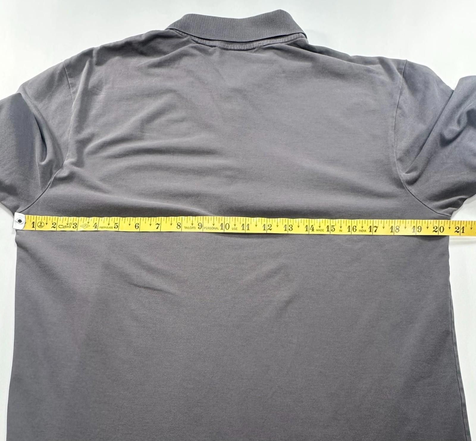 Hugo Boss Hugo Boss 1/4 Button Polo Shirt Gray Mens L Size US L / EU 52-54 / 3 - 9 Thumbnail