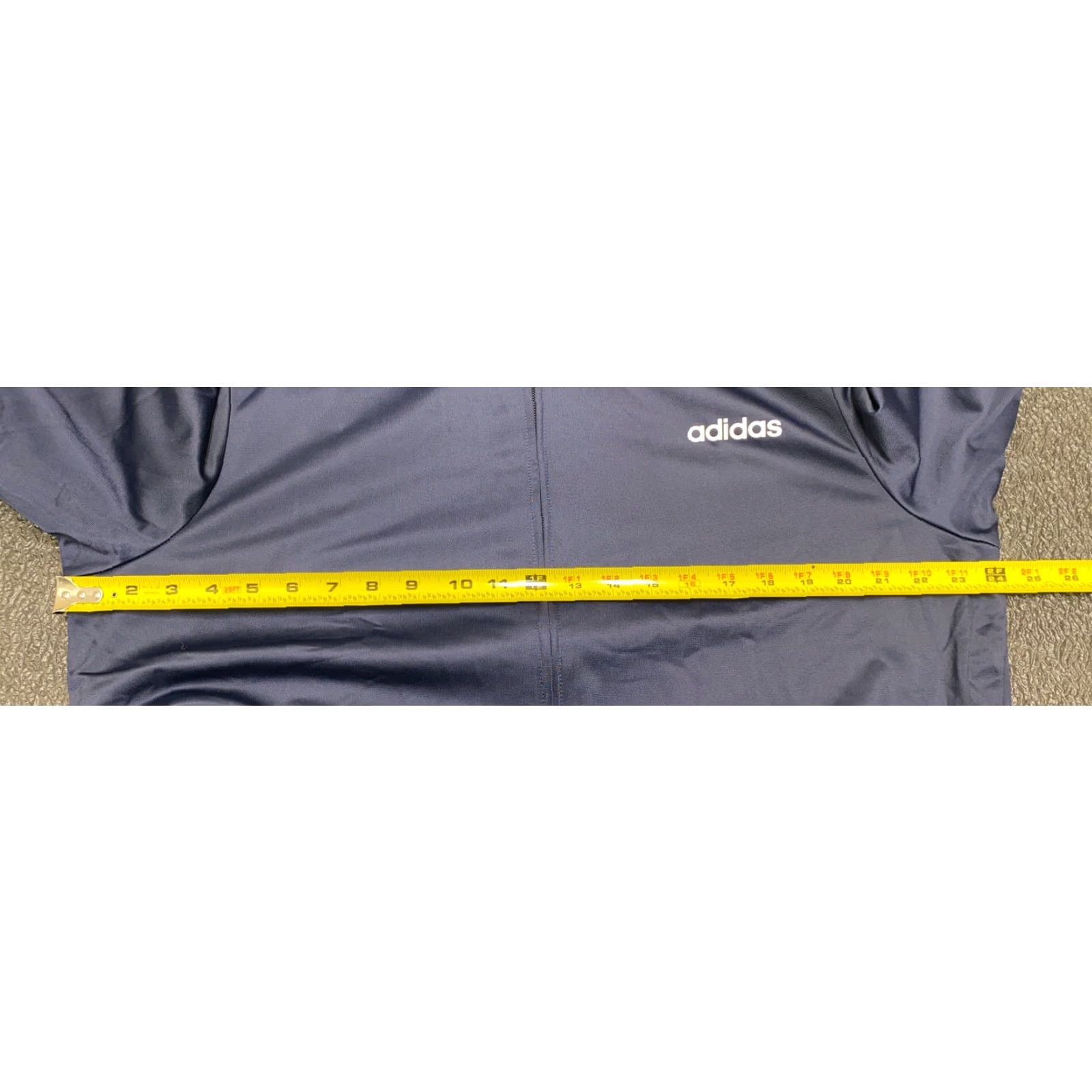 Adidas Adidas Track Jacket Mens Full Zip Blue/White Size L Regular/Adult Men 24 In Armpit Size US L / EU 52-54 / 3 - 6 Thumbnail