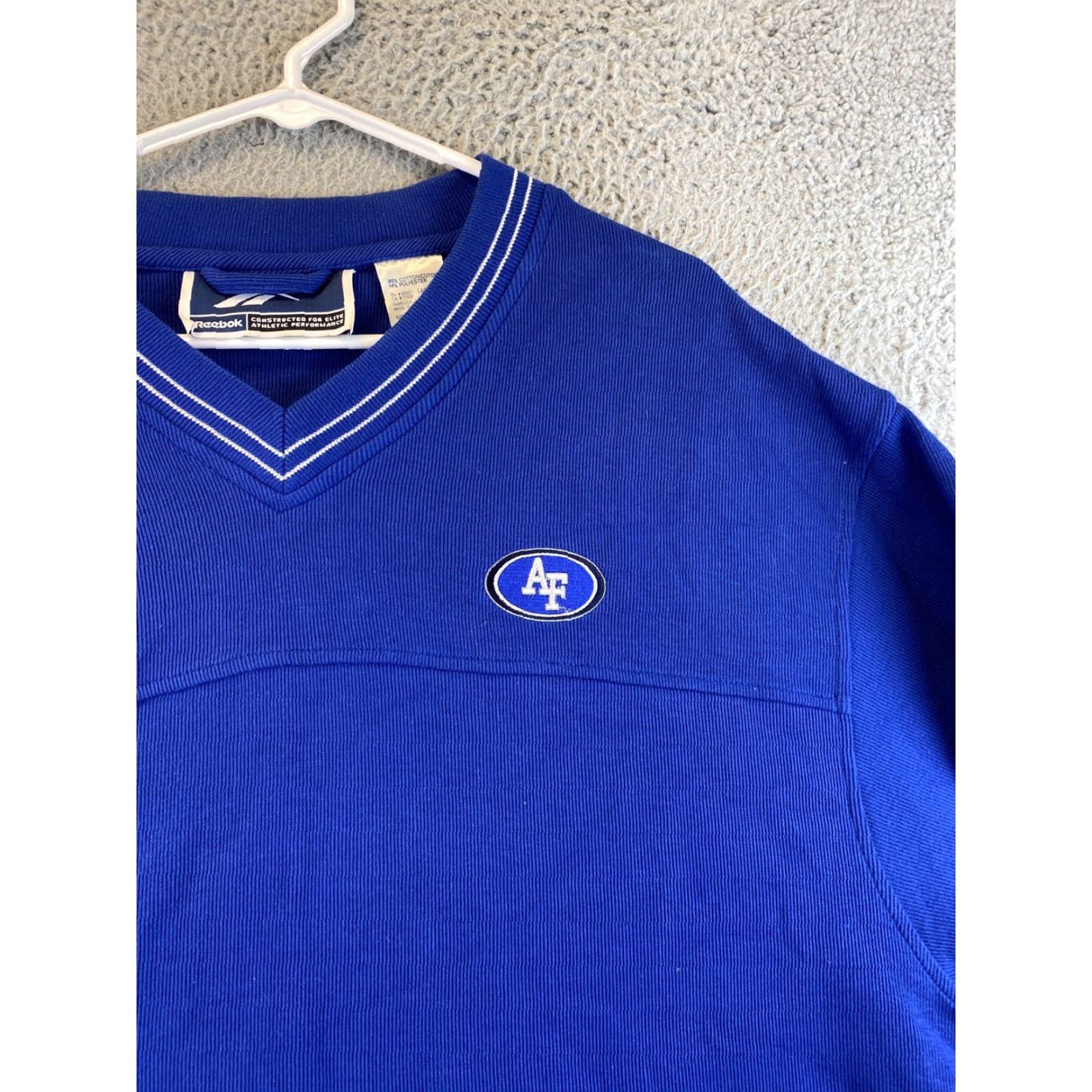 Reebok Reebok Men XL Pullover Sweater V-Neck Blue Golf / 89-12 Size US XL / EU 56 / 4 - 4 Thumbnail
