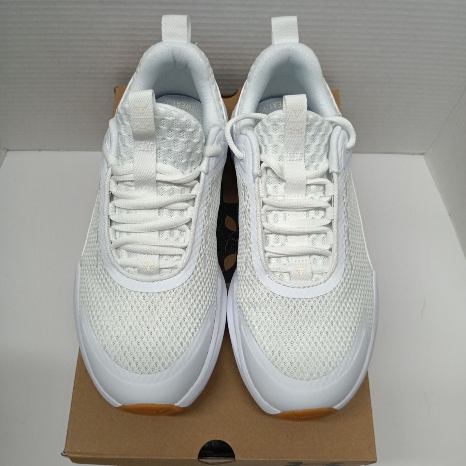 Under Armour Under Armour Project Rock BSR 5 UA Shoes Women Sz 8.5 White Size US 8.5 / IT 38.5 - 3 Thumbnail