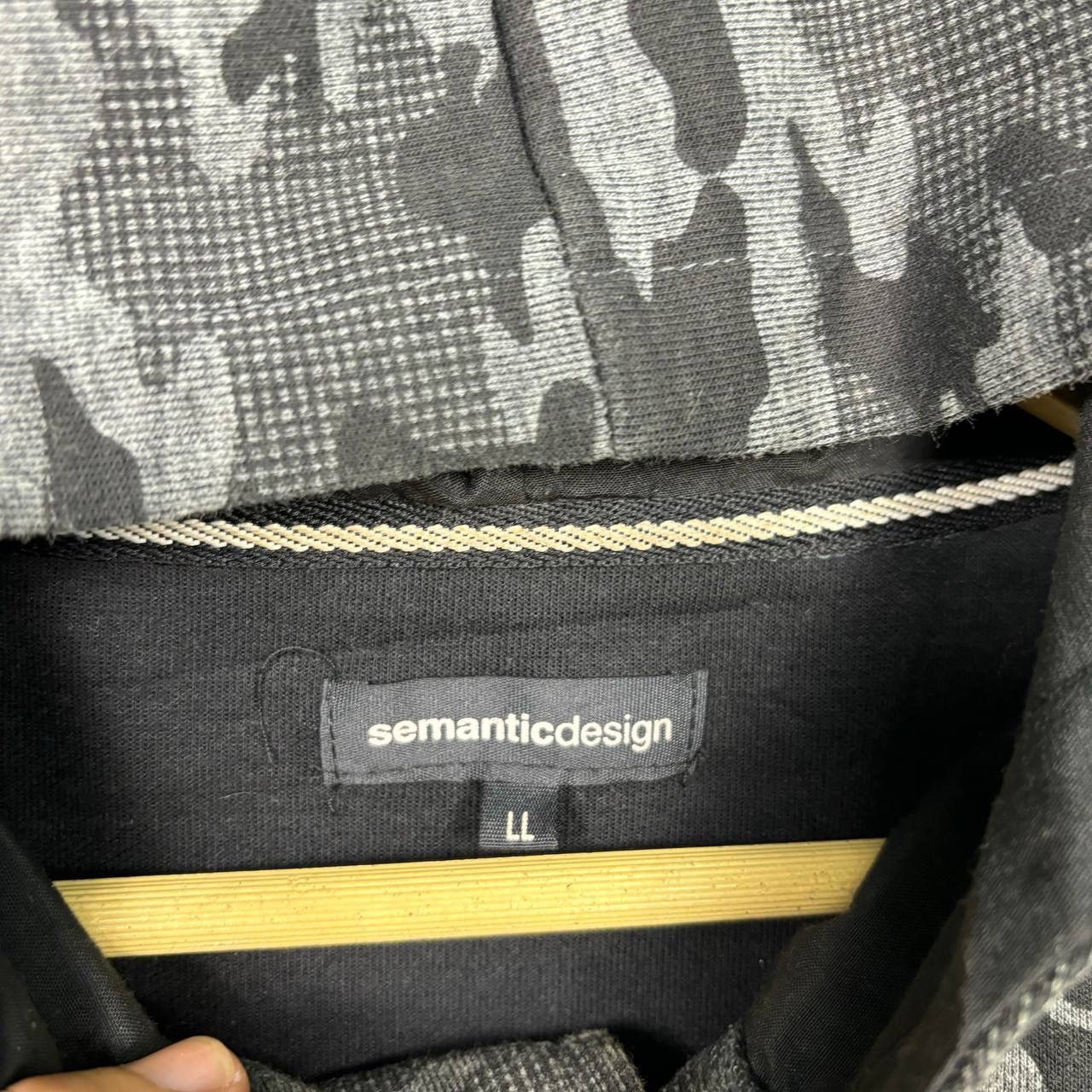 semanticdesign Semantic Design Japan Camo Hoodie Y2K Japanese Streetwear Size US M / EU 48-50 / 2 - 5 Thumbnail