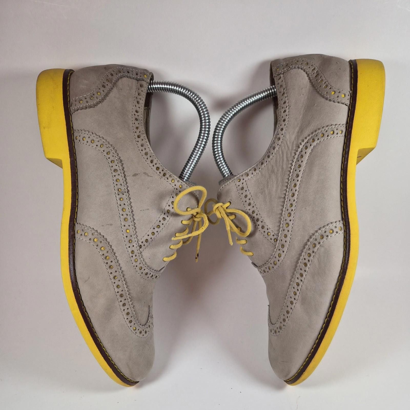 Cole Haan Cole Haan Women's 9.5 M Gramercy Wingtip Shoes Oxfords Gray Size US 9.5 / IT 39.5 - 3 Thumbnail