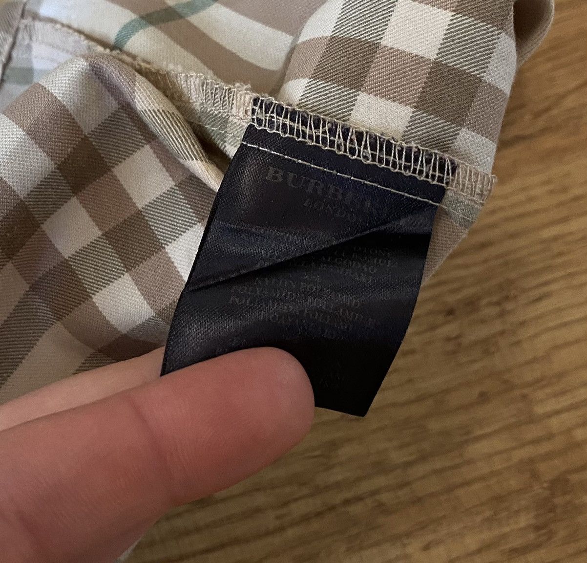 Burberry Burberry Wmns Shirt x Vintage x Luxury Size L / US 10 / IT 46 - 5 Thumbnail