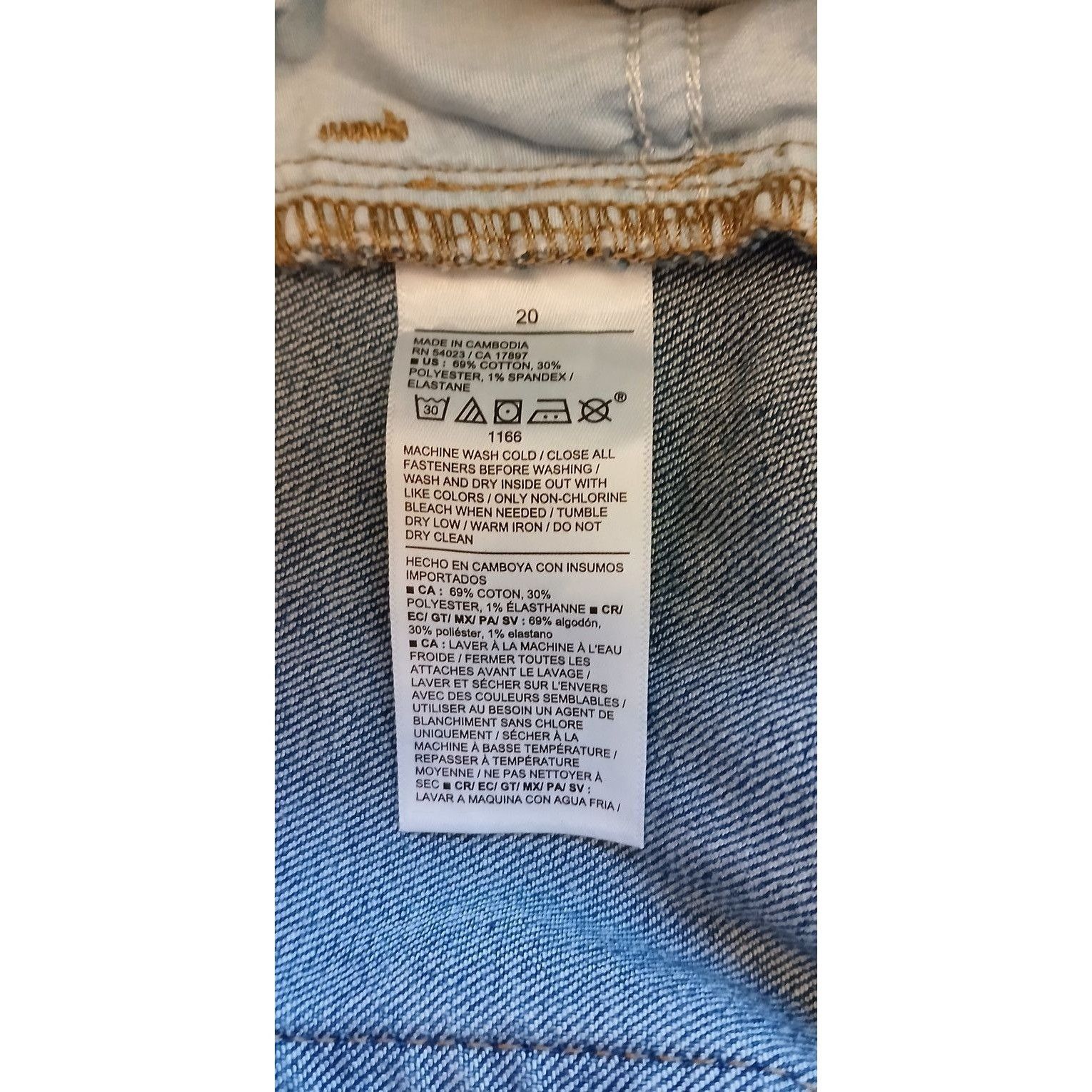 Old Navy Old Navy Womens Relaxed Fit Denim Jeans Size 20 Made Of Cott Size 42" / US 20 - 5 Thumbnail