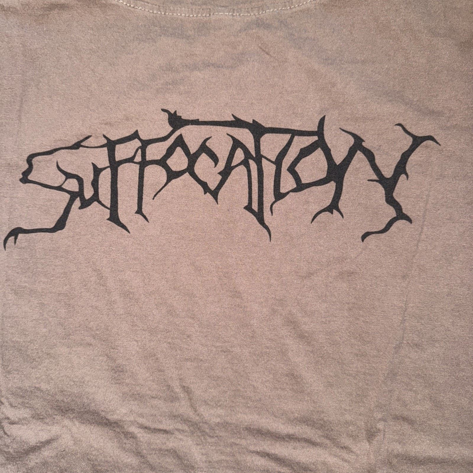 Vintage Frenchie Suffocation Metal Grunge Band T-Shirt 22x26 XL Size US XL / EU 56 / 4 - 4 Thumbnail