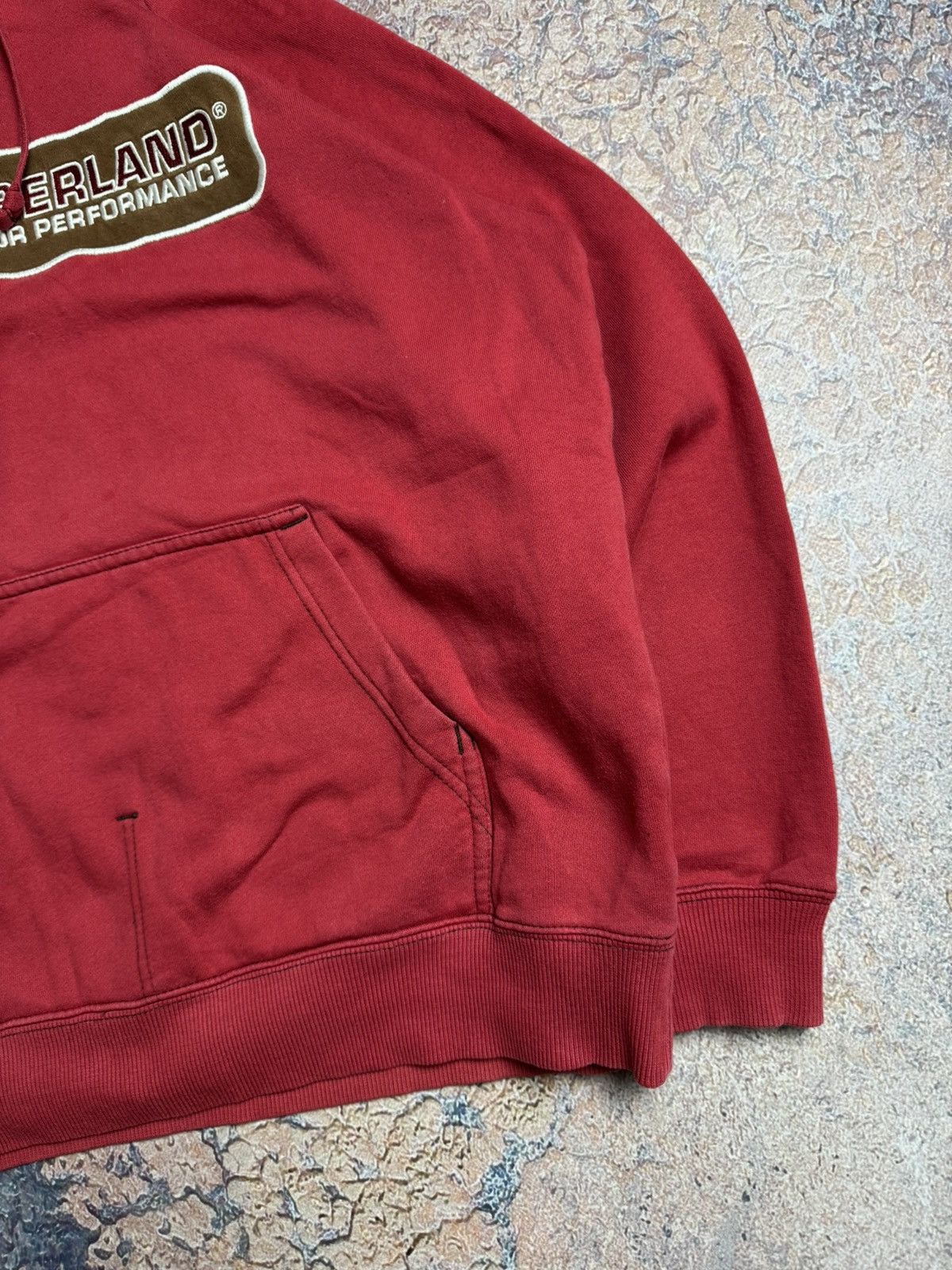 Timberland × Vintage TIMBERLAND VINTAGE BIG LOGO HOODIE Size US S / EU 44-46 / 1 - 3 Thumbnail