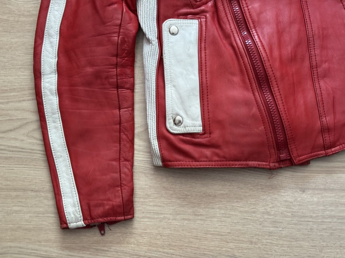 Genuine Leather Vintage 90’s Women’s Genuine Leather Moto Racing Jacket Size S / US 4 / IT 40 - 3 Thumbnail