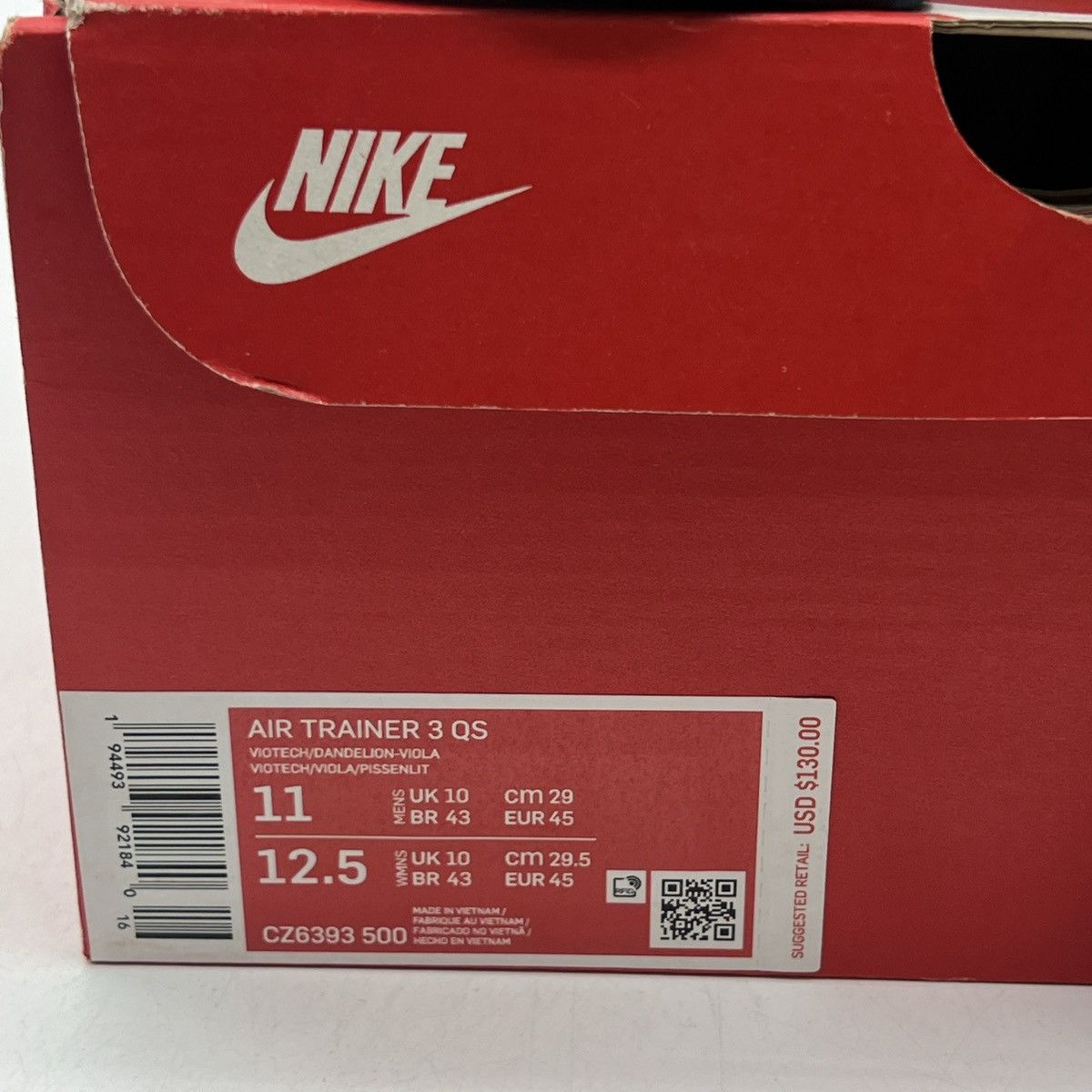 Nike Air trainer 3 viotech Size US 11 / EU 44 - 6 Thumbnail