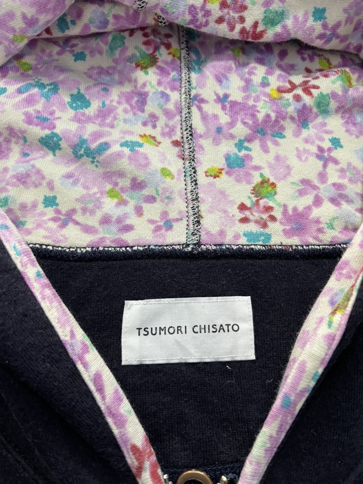 Tsumori Chisato VINTAGE TSUMORI CHISATO BY ISSEY MIYAKE FLORAL HOODIE RARE Size M / US 6-8 / IT 42-44 - 4 Thumbnail