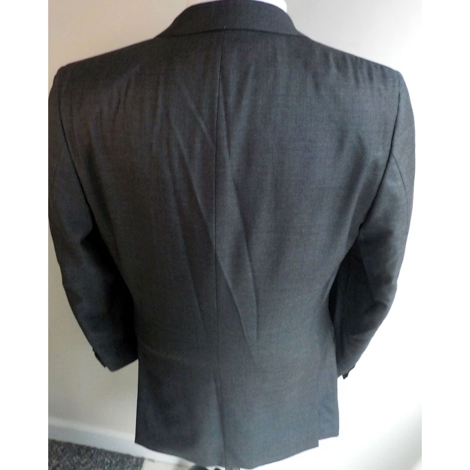 Suitsupply SUITSUPPLY Gray Wool 2 Button Blazer 42R Functioning Surgeons Cuffs Mens Size 42R - 6 Thumbnail