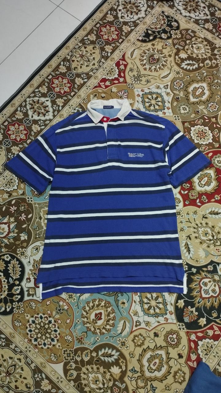 Gant GANT USA SPORT Rugby striped polo short sleeve size L Size US L / EU 52-54 / 3 - 1 Thumbnail
