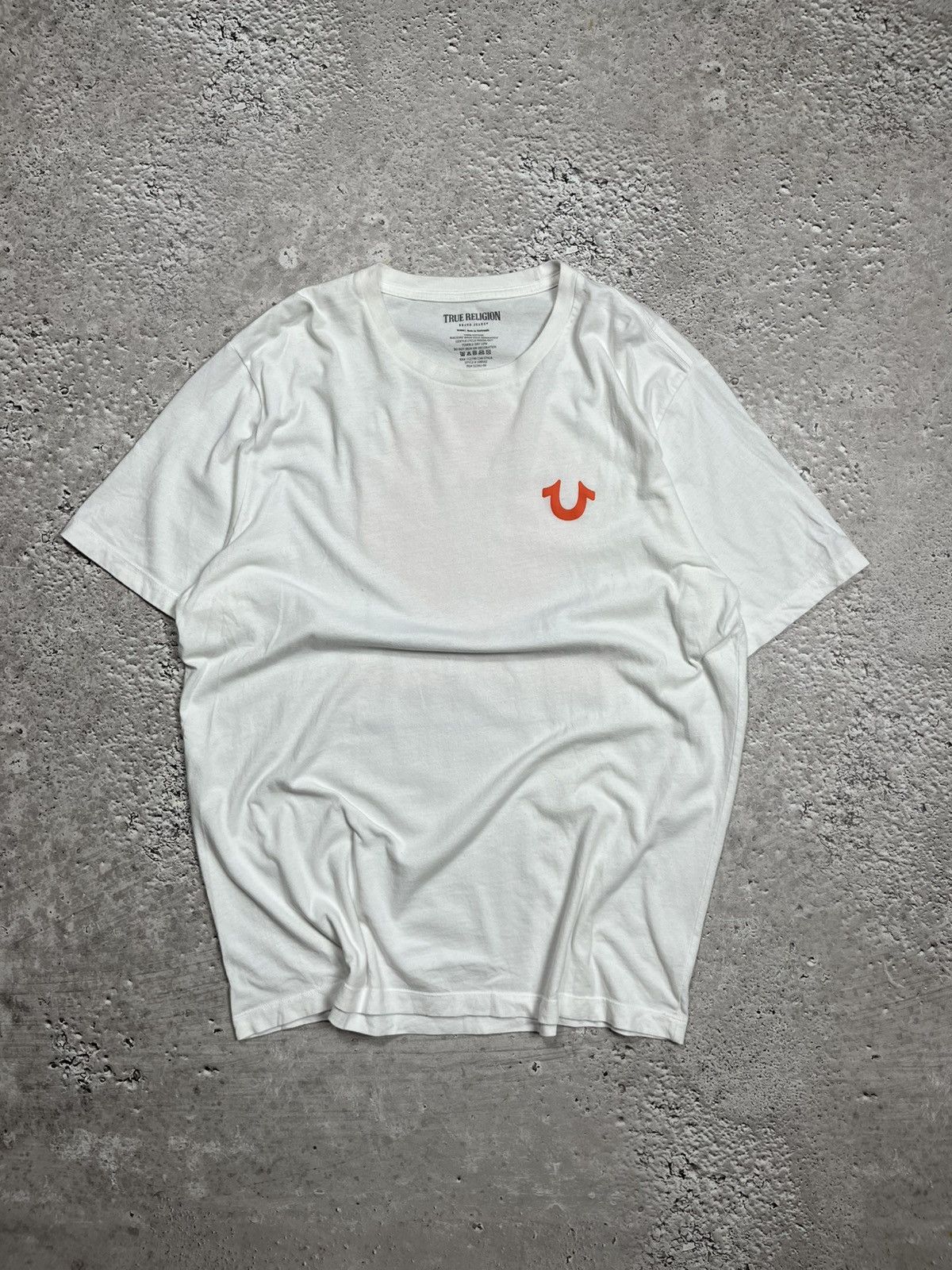True Religion True Religion White T Shirt Big Buddha Graphic Logo XL Size US XL / EU 56 / 4 - 6 Thumbnail
