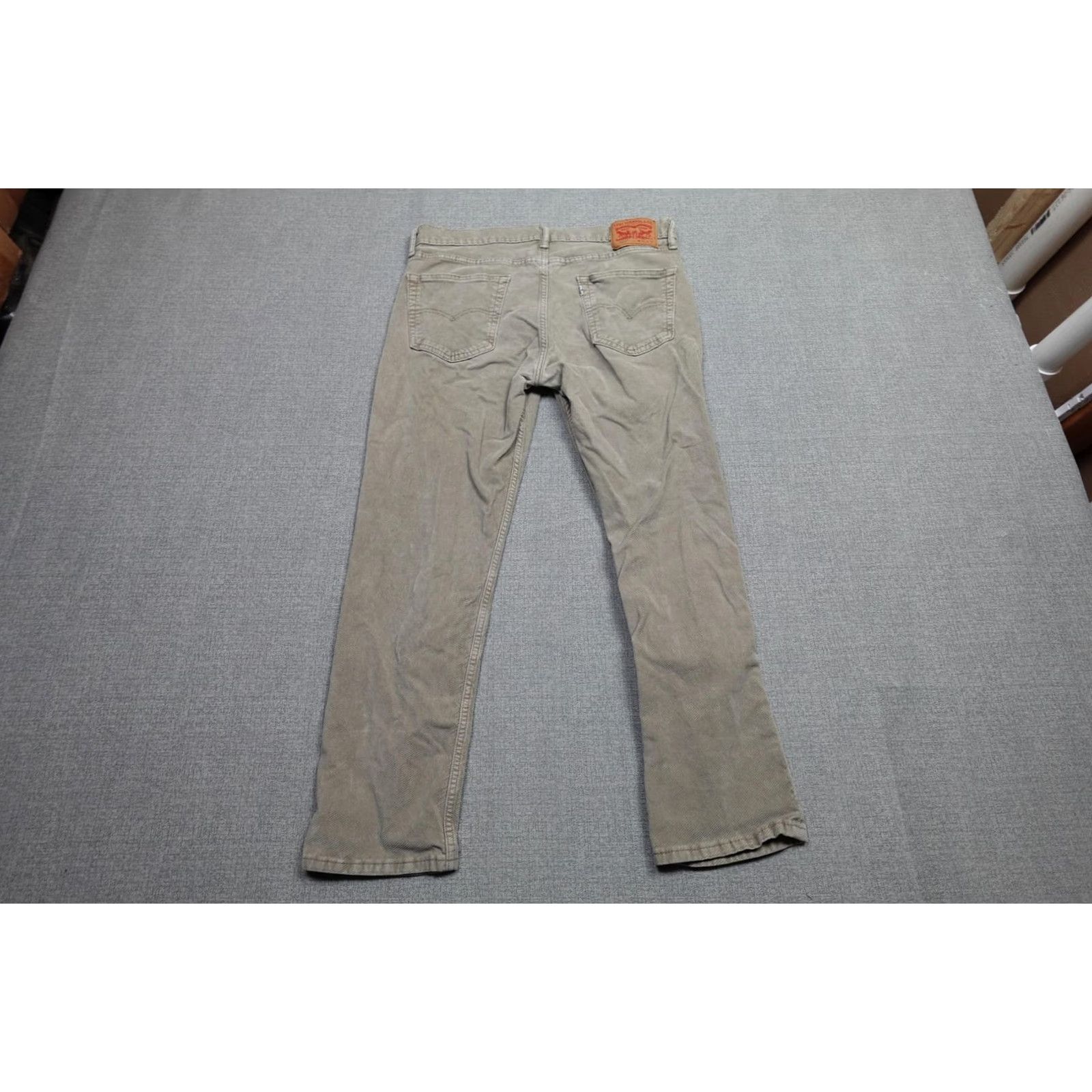 Levi's Levi's 511 Slim Fit Jeans Mens 36x30 Beige Corduroy Tapered Leg Stretch Chino Jeans Size US 36 / EU 52 - 4 Thumbnail
