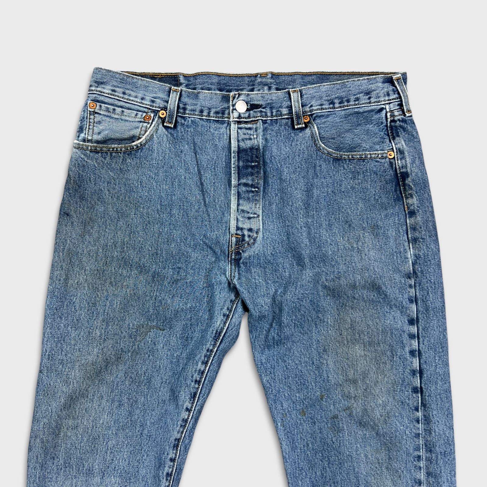 Levi's × Vintage Levi's 501 Jeans 36x32 Original Fit Straight Denim Pants Size US 36 / EU 52 - 2 Thumbnail