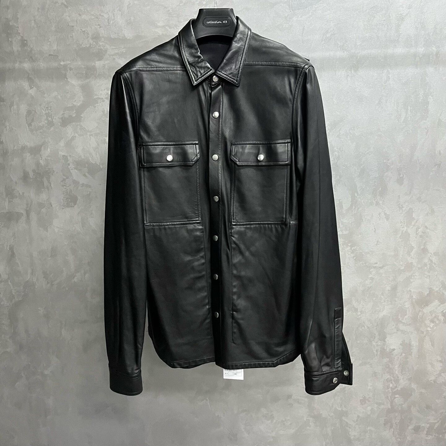 Rick Owens Rick Owens Leather Black Shirt xs Men Size US XS / EU 42 / 0 - 1 Thumbnail