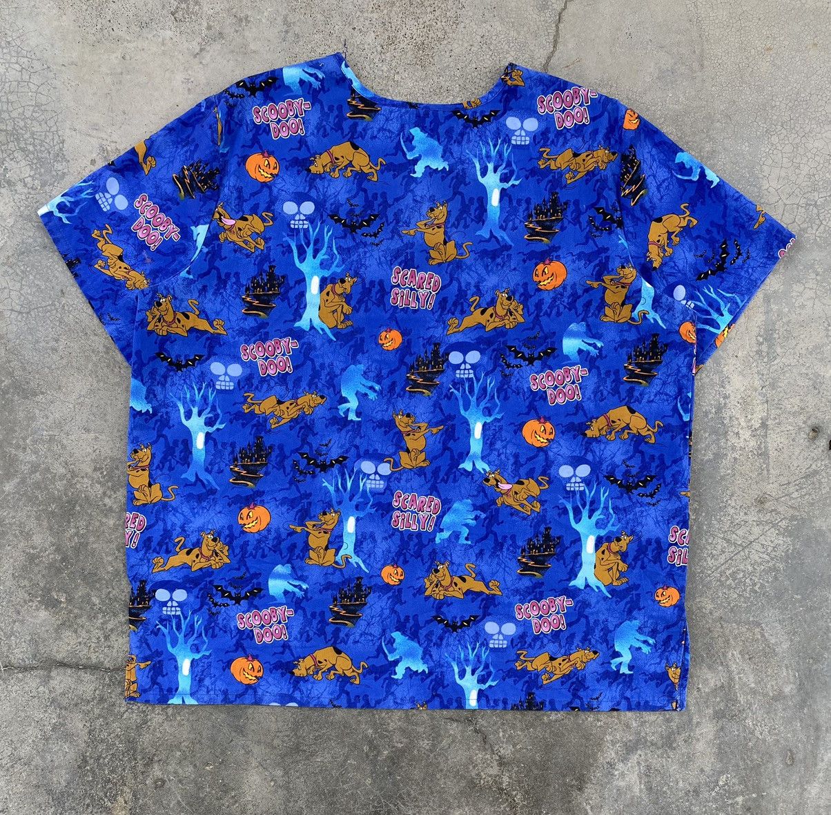 Cartoon Network Vintage Y2k Scooby Doo OverPrint V Neck Tees Size US XL / EU 56 / 4 - 2 Thumbnail