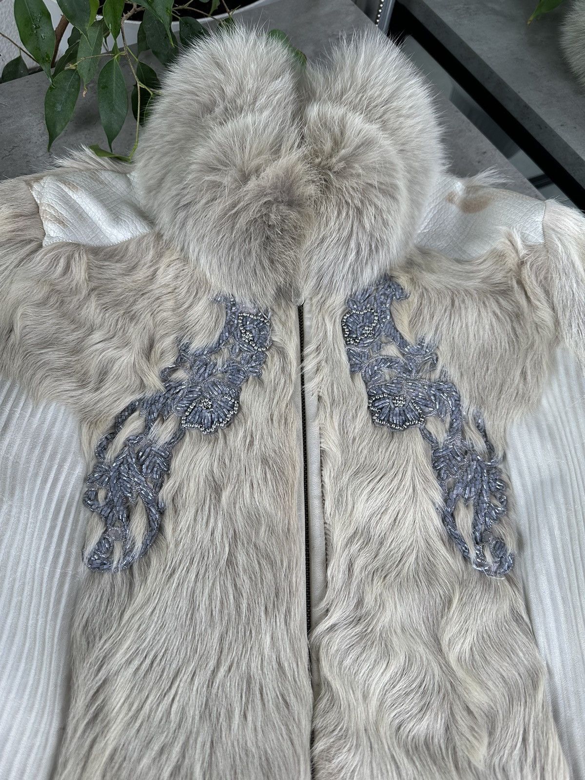 Japanese Brand Vintage Fur Leather Jacket Size XS / US 0-2 / IT 36-38 - 4 Thumbnail