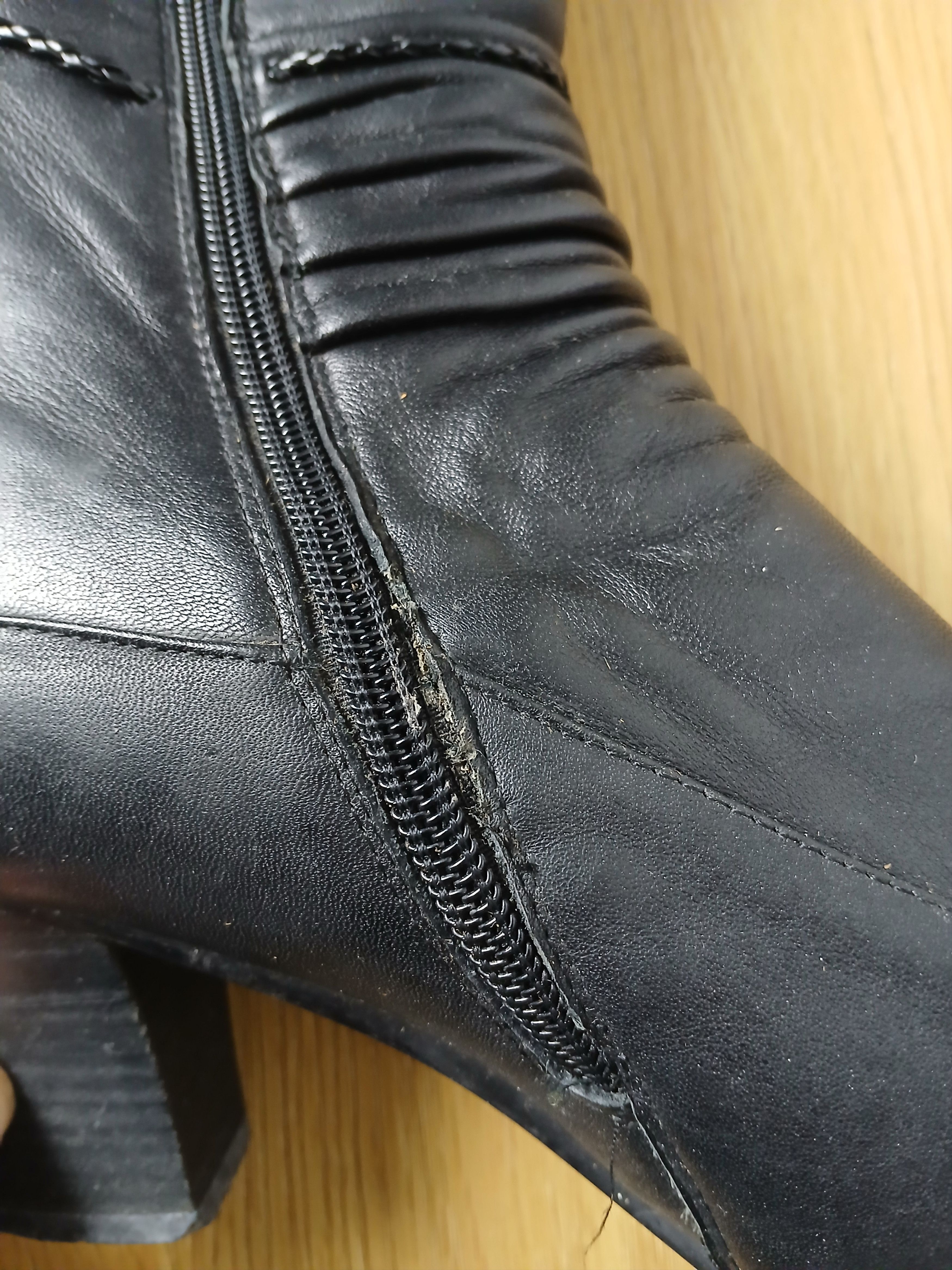 Leather × Vintage Vintage Leather Boots Size US 10 / IT 40 - 9 Thumbnail