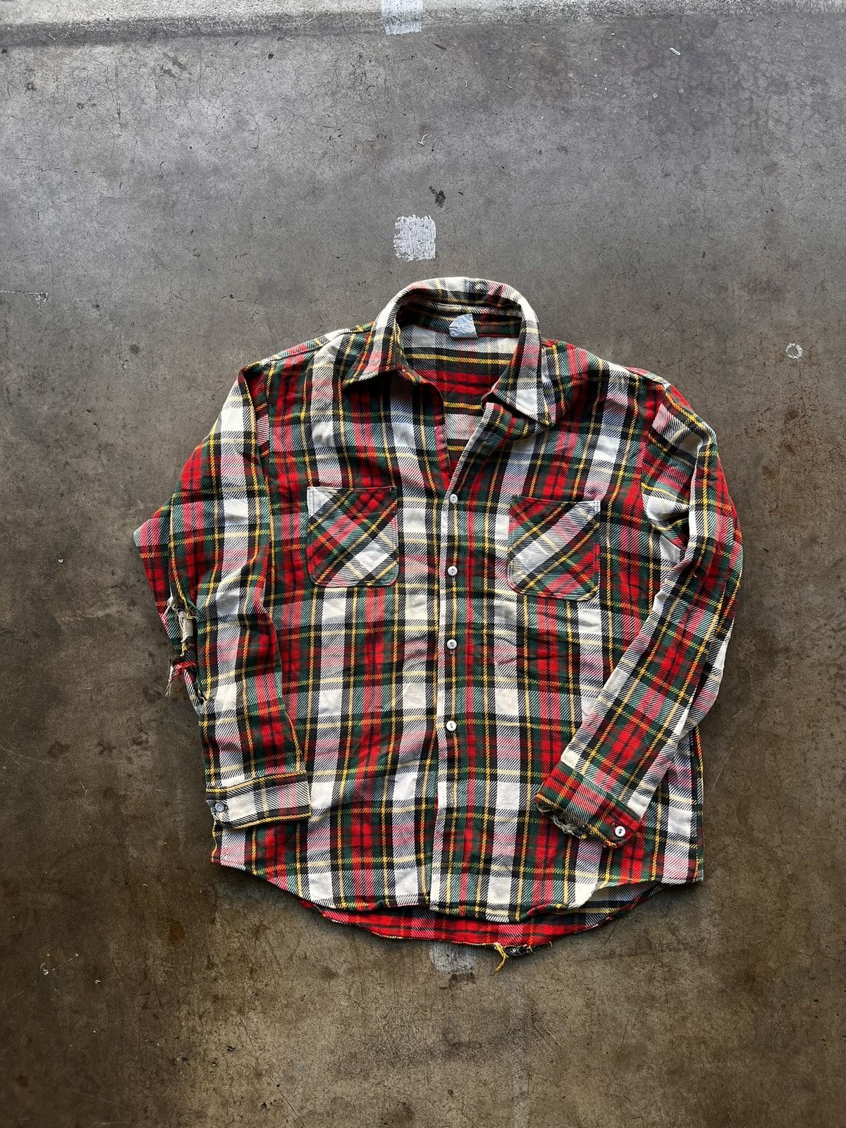 Other × Vintage *VINTAGE* DISTRESSTED FLANNEL Size US L / EU 52-54 / 3 - 1 Thumbnail