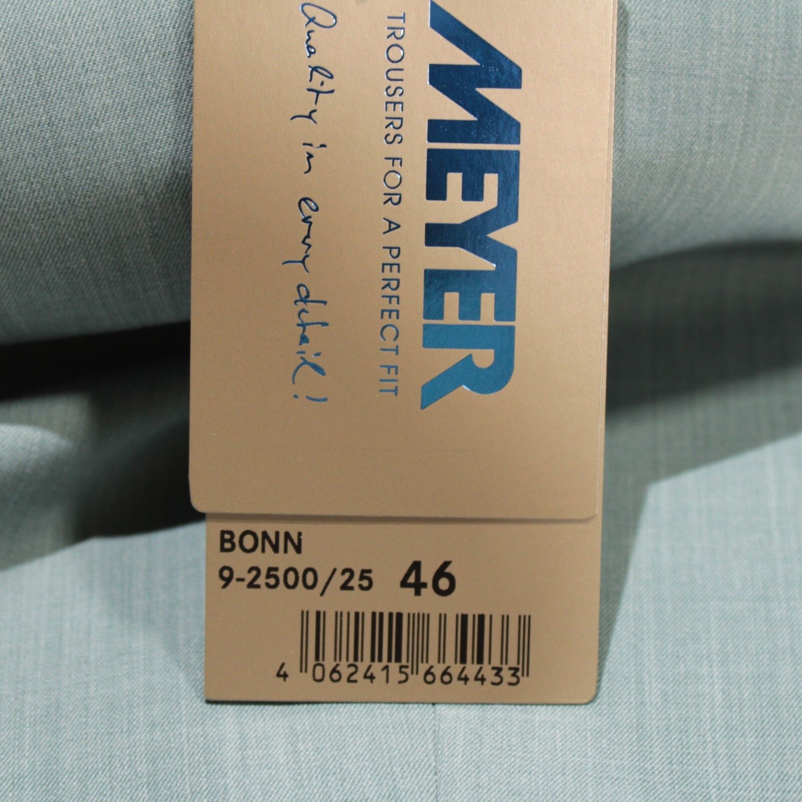 Other Meyer New with tags Dress Pants Size 30 US In Green Size US 30 / EU 46 - 3 Thumbnail