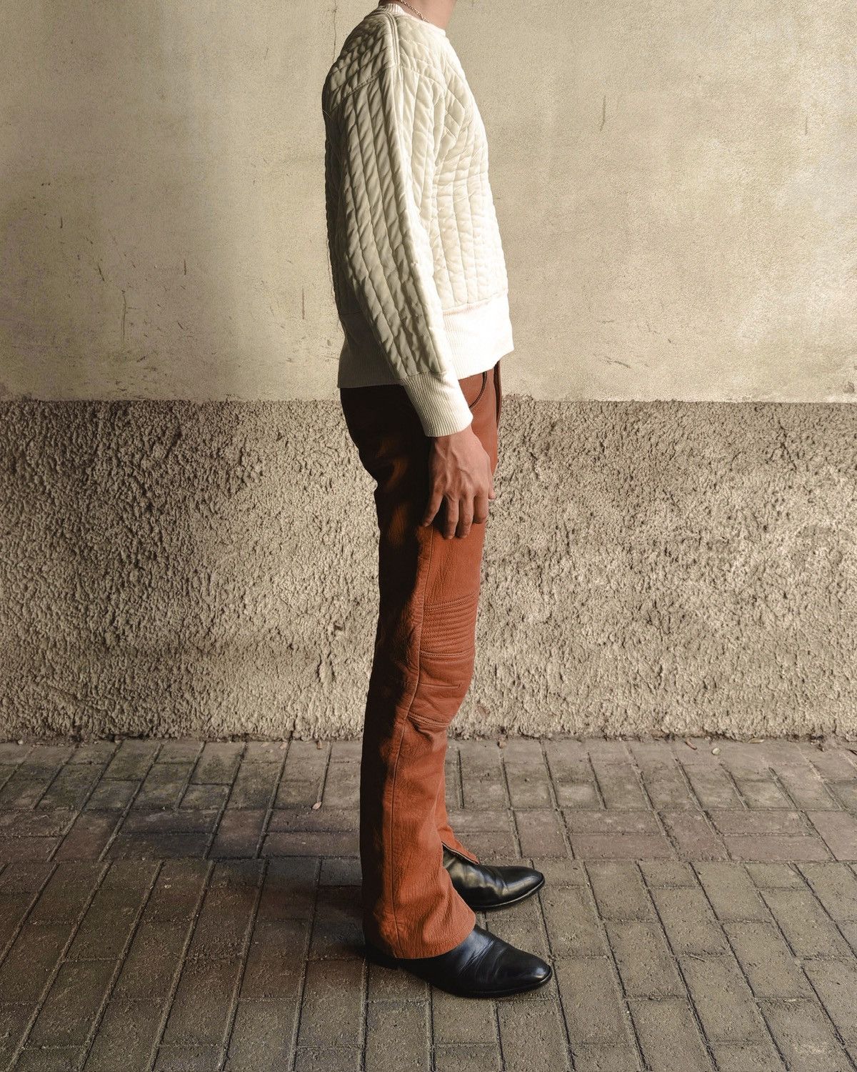 Helmut Lang Helmut Lang FW1999 “Safety Orange” Astro Biker leather pants Size US 28 / EU 44 - 9 Thumbnail